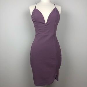 CHARLOTTE RUSSE Purple Dress Size Small